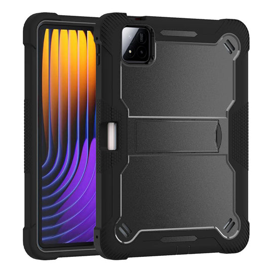 Hoes voor Xiaomi Pad 7, Techsuit, Rugged TabShell, Zwart