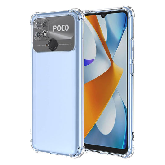 Hoes voor Xiaomi Poco C40, Techsuit, Schokbestendig Transparant, Helder