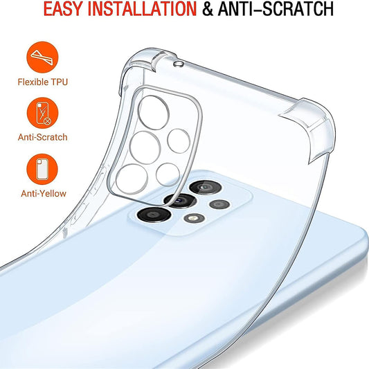 Hoes voor Xiaomi Poco C40, Techsuit, Schokbestendig Transparant, Helder
