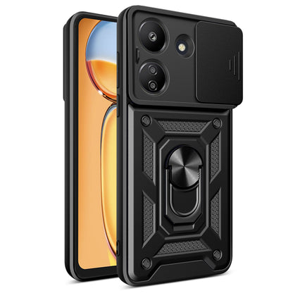 Hoes voor Xiaomi Poco C65 / Redmi 13C, Techsuit, CamShield, Zwart