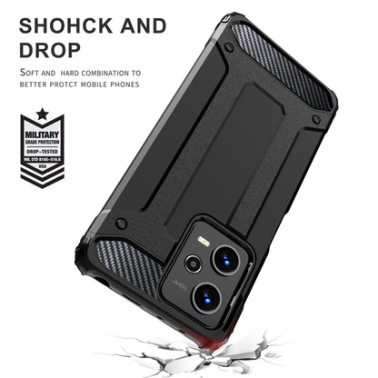 Hoes voor Xiaomi Poco C65 / Redmi 13C, Techsuit, Hybrid Armor, Zwart