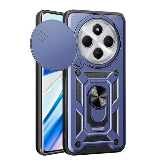 Hoes voor Xiaomi Poco C75 / Redmi 14C, Techsuit, CamShield, Blauw