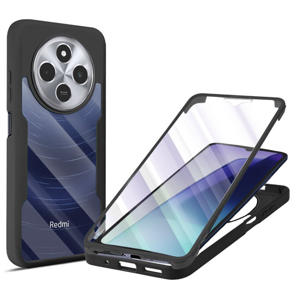 Hoes voor Xiaomi Poco C75 / Redmi 14C, Techsuit, ColorVerse 360, Zwart