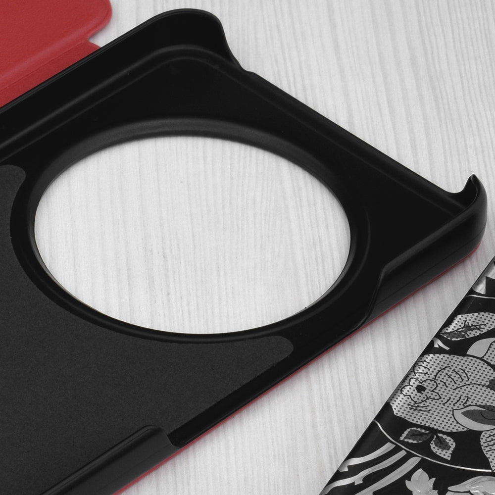 Hoes voor Xiaomi Poco C75 / Redmi 14C, Techsuit, eFold, Rood