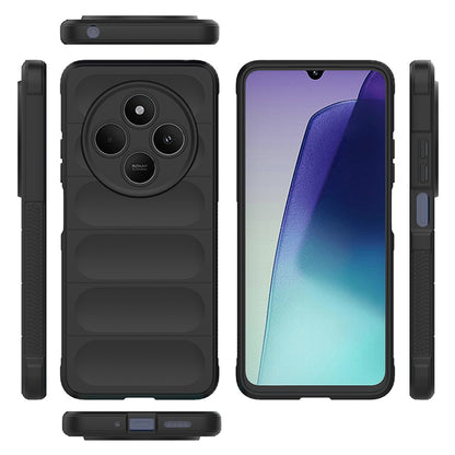 Hoes voor Xiaomi Poco C75 / Redmi 14C, Techsuit, Magic Shield, Bordeaux