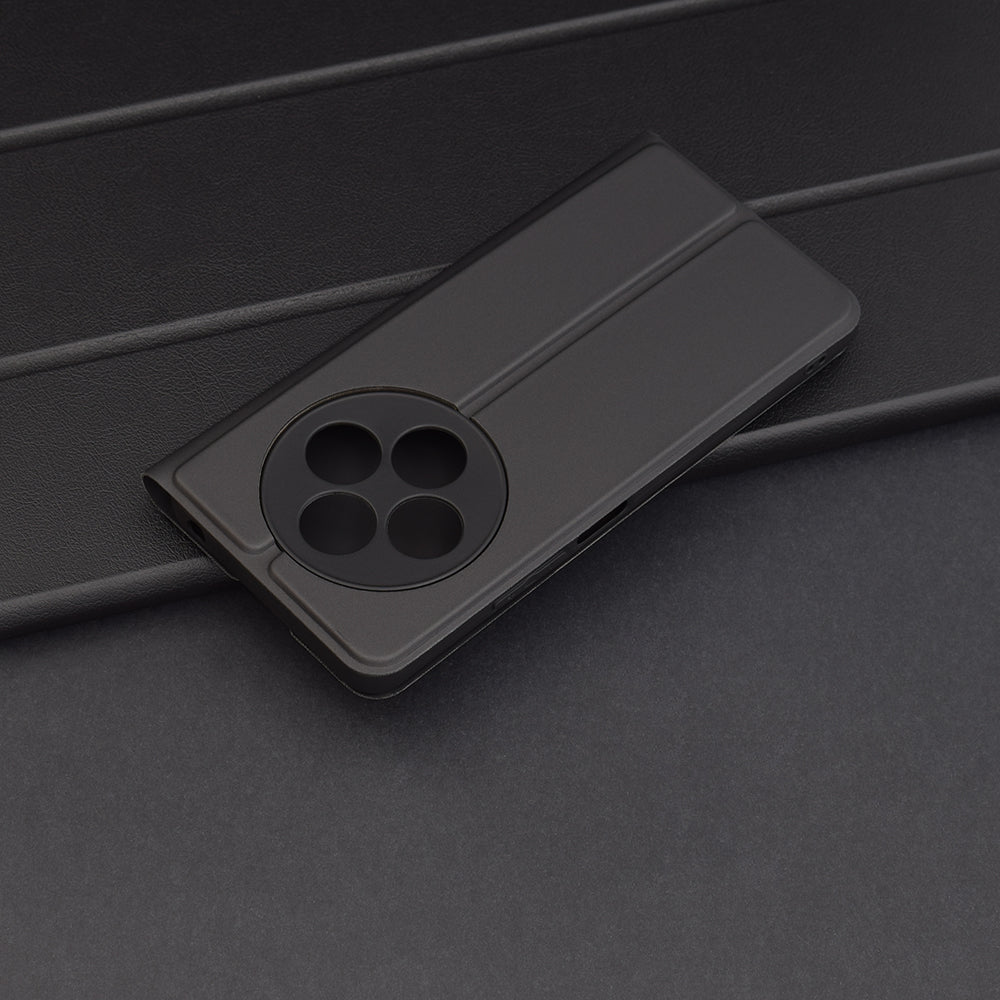 Hoes voor Xiaomi Poco C75 / Redmi 14C, Techsuit, Magskin Book, Zwart