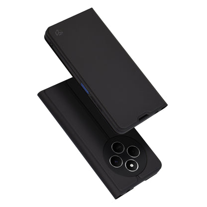 Hoes voor Xiaomi Poco C75 / Redmi 14C, Techsuit, Magskin Book, Zwart