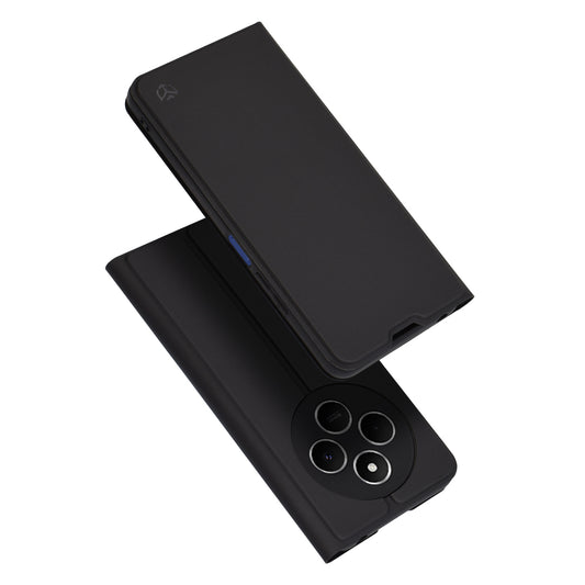 Hoes voor Xiaomi Poco C75 / Redmi 14C, Techsuit, Magskin Book, Zwart