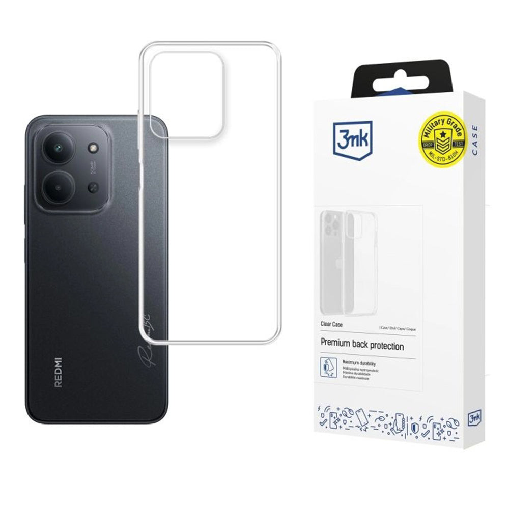 Hoes voor Xiaomi Poco C85 4G / Redmi 15C 5G / 15C 4G, 3MK, Clear, Transparant