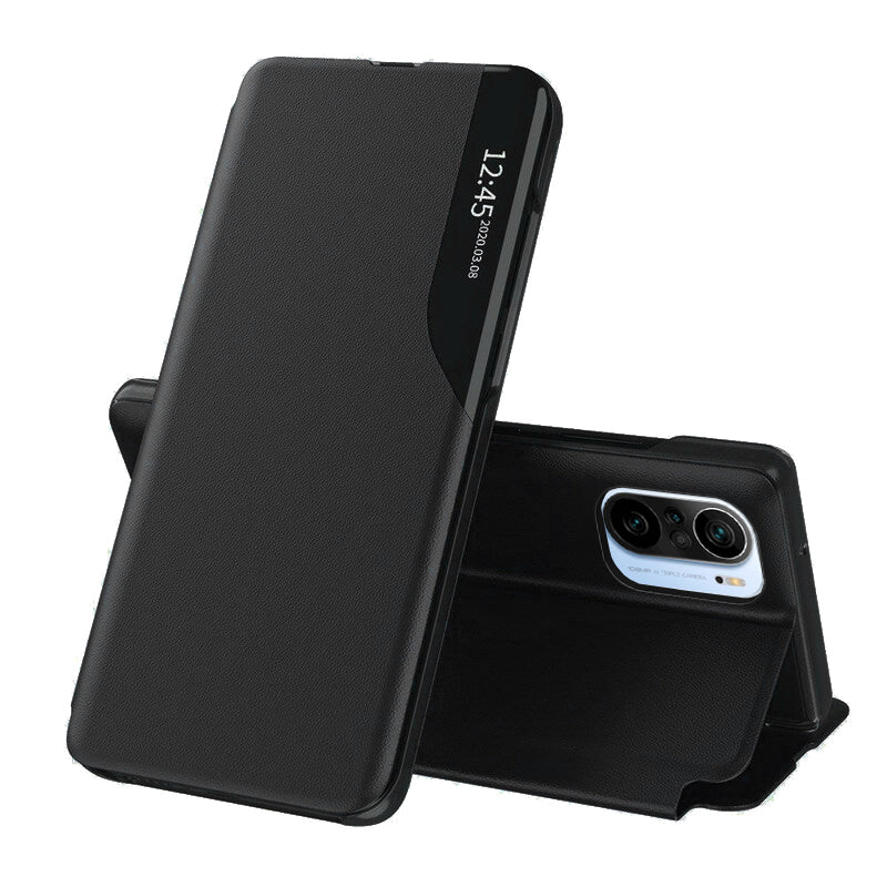 Hoes voor Xiaomi Poco F3 / Mi 11i, Techsuit, eFold, Zwart