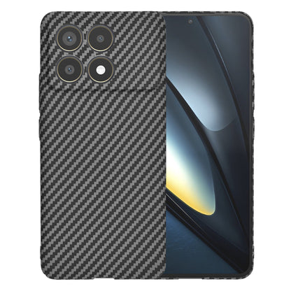Hoes voor Xiaomi Poco F6 Pro, Techsuit, Carbonite FiberShell, Zwart