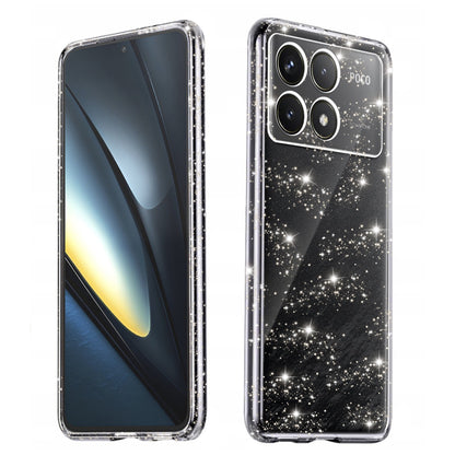 Hoesje voor Xiaomi Poco F6 Pro, Techsuit, SparkleSkin, Transparant
