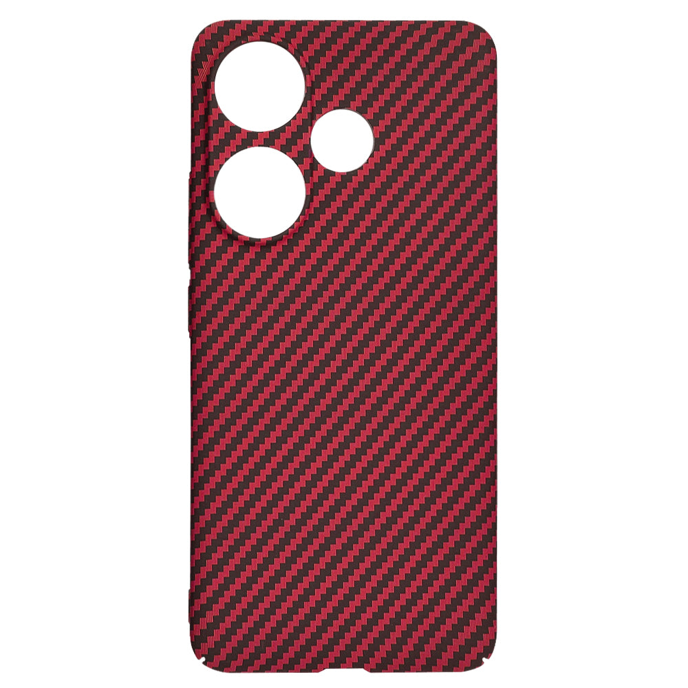 Hoes voor Xiaomi Poco F6, Techsuit, Carbonite FiberShell, Rood