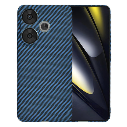 Hoes voor Xiaomi Poco F6, Techsuit, Carbonite FiberShell, Turkoois