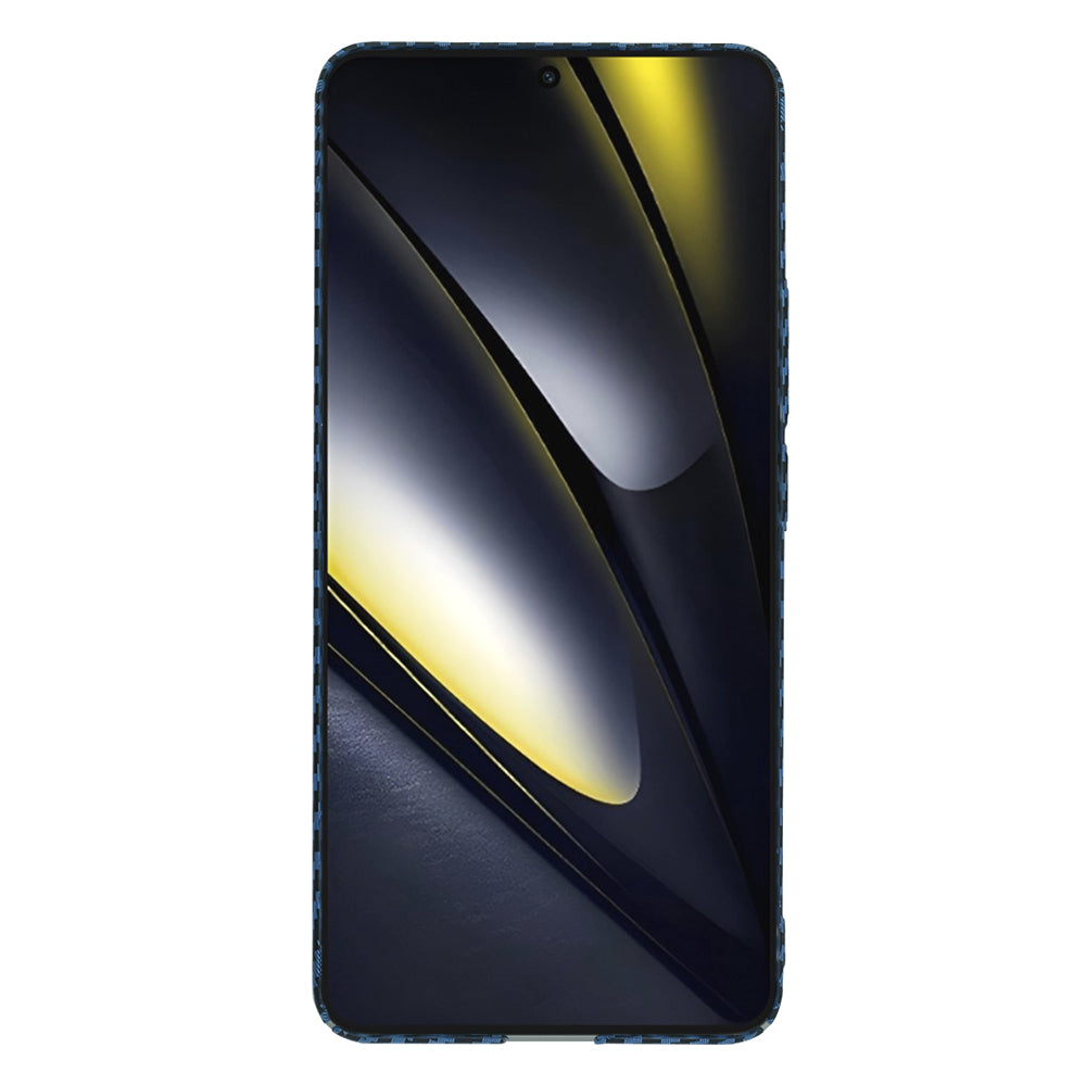 Hoes voor Xiaomi Poco F6, Techsuit, Carbonite FiberShell, Turkoois