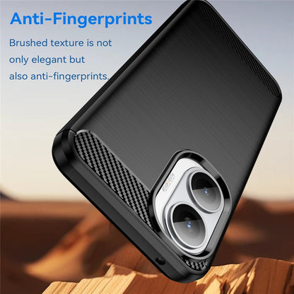 Hoes voor Xiaomi Poco F7, Techsuit, Carbon, Zwart