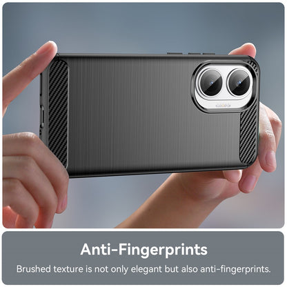 Hoes voor Xiaomi Poco F7, Techsuit, Carbon, Zwart