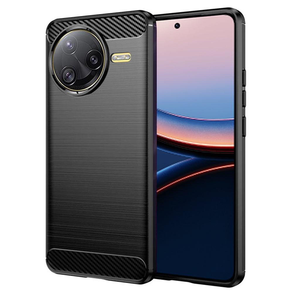 Hoes voor Xiaomi Poco F7 Ultra, Techsuit, Carbon, Zwart
