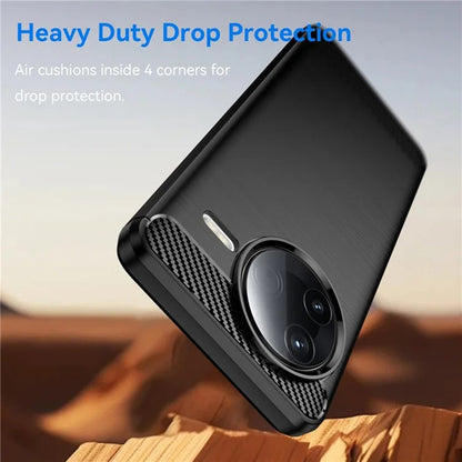 Hoes voor Xiaomi Poco F7 Ultra, Techsuit, Carbon, Zwart