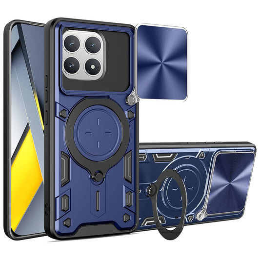 Hoes voor Xiaomi Poco F8 Pro, Techsuit, CamGuard Pro, Blauw