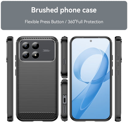 Hoes voor Xiaomi Poco F8 Pro, Techsuit, Carbon, Zwart