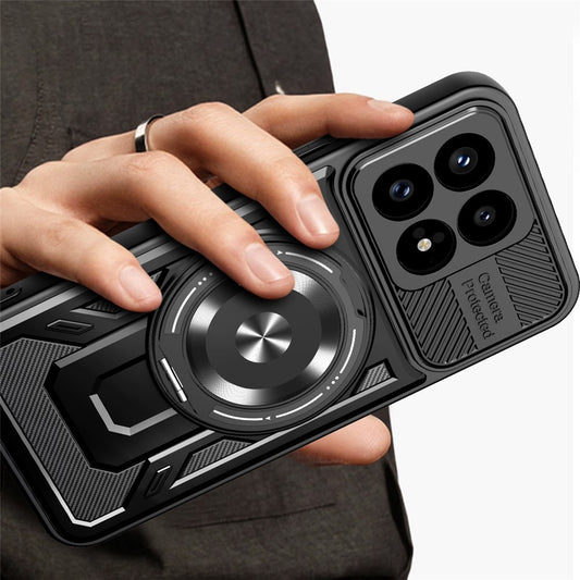 Hoes voor Xiaomi Poco F8 Pro, Techsuit, RuggedCam, Zwart