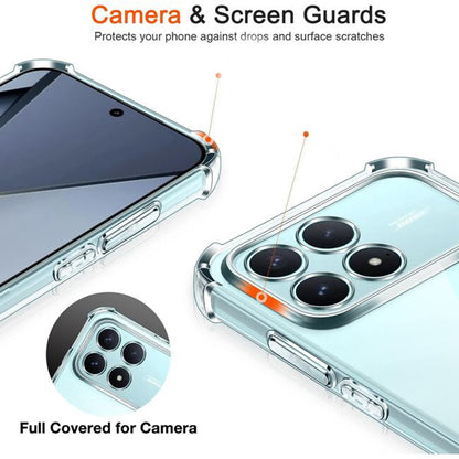 Hoes voor Xiaomi Poco F8 Pro, Techsuit, Schokbestendig Clear, Transparant