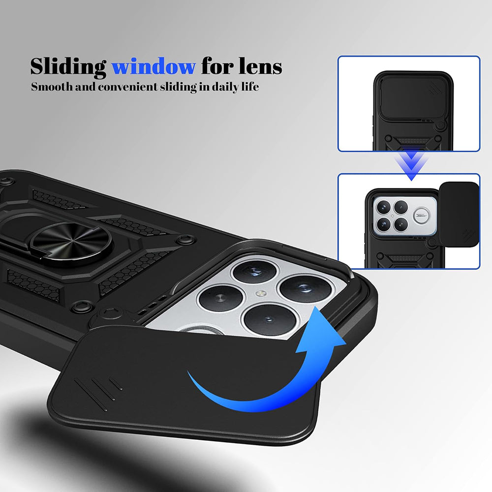 Hoes voor Xiaomi Poco F8 Ultra, Techsuit, CamShield, Blauw