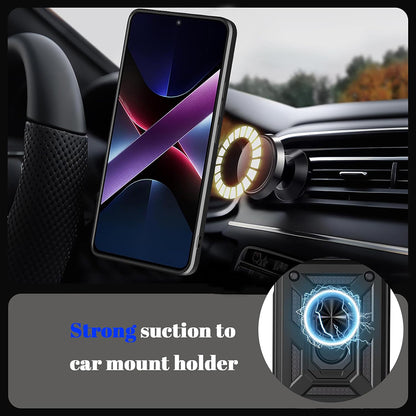 Hoes voor Xiaomi Poco F8 Ultra, Techsuit, CamShield, Blauw