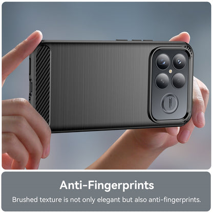 Hoes voor Xiaomi Poco F8 Ultra, Techsuit, Carbon, Zwart