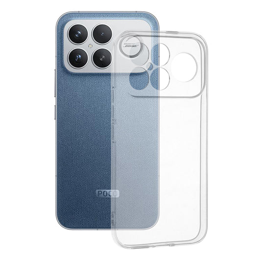 Hoes voor Xiaomi Poco F8 Ultra, Techsuit, Clear, Transparant