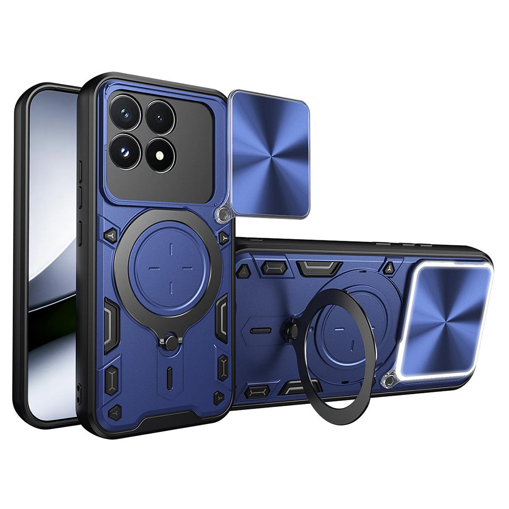 Hoes voor Xiaomi Poco F9 Pro, Techsuit, CamGuard Pro, Blauw