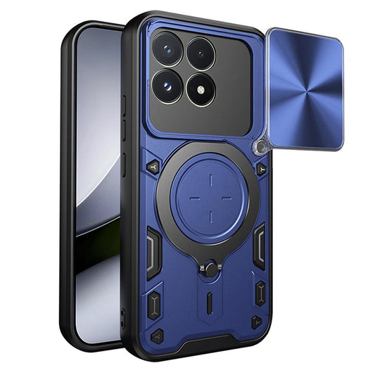 Hoes voor Xiaomi Poco F9 Pro, Techsuit, CamGuard Pro, Blauw