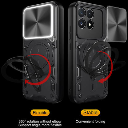 Hoes voor Xiaomi Poco F9 Pro, Techsuit, CamGuard Pro, Blauw