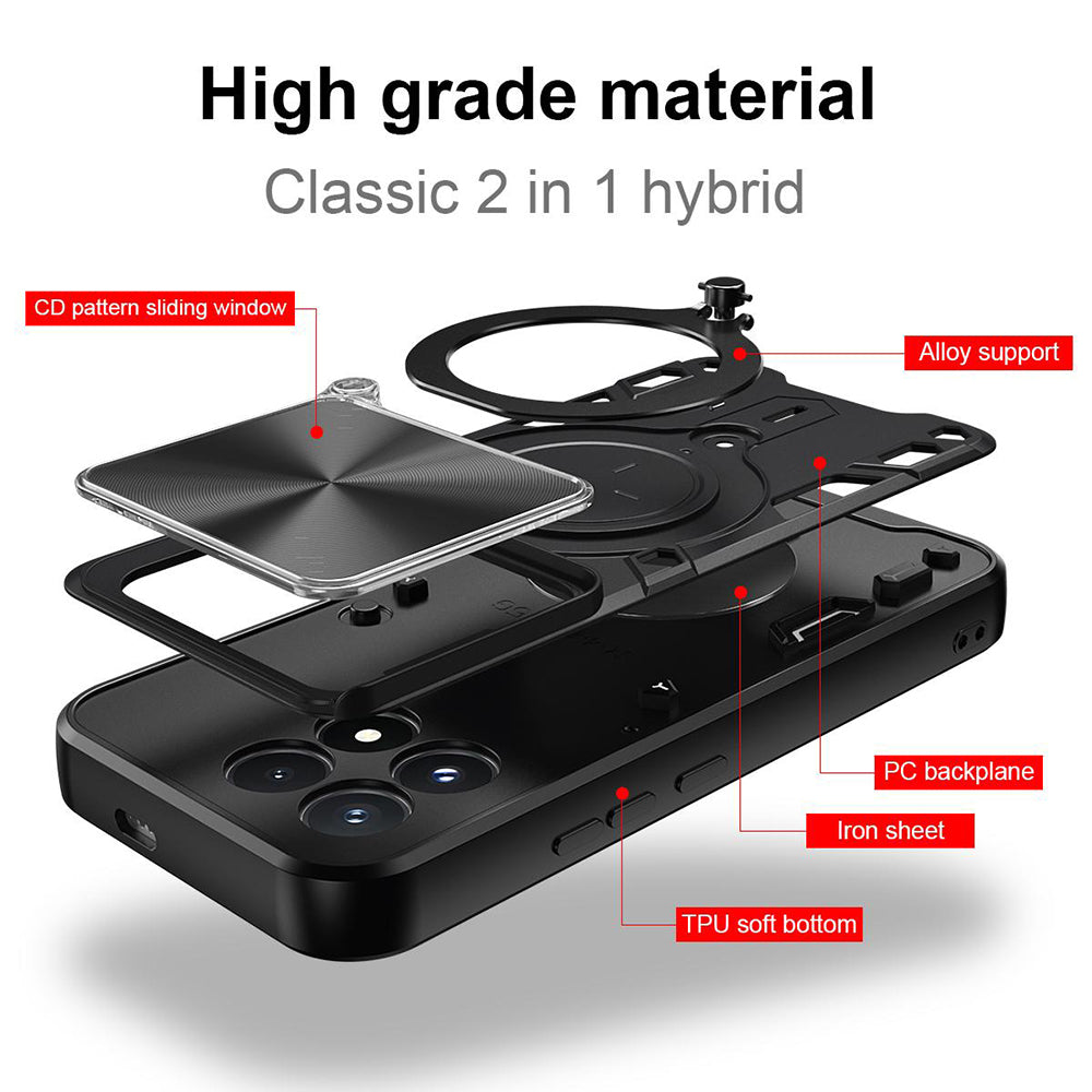 Hoes voor Xiaomi Poco F9 Pro, Techsuit, CamGuard Pro, Blauw