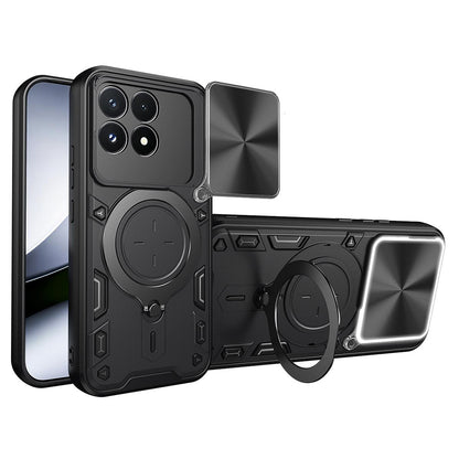 Telefoonhoesje voor Xiaomi Poco F9 Pro, Techsuit, CamGuard Pro, zwart