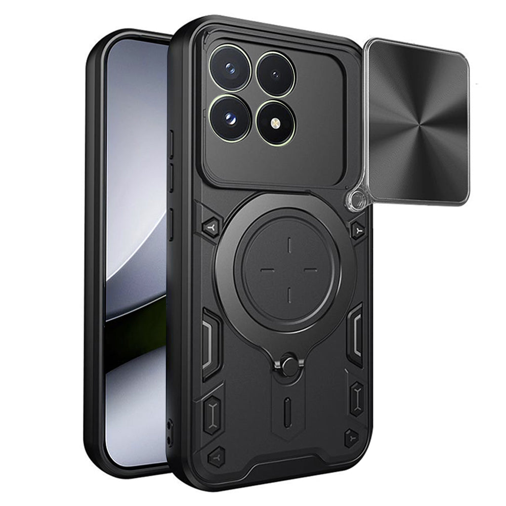Telefoonhoesje voor Xiaomi Poco F9 Pro, Techsuit, CamGuard Pro, zwart