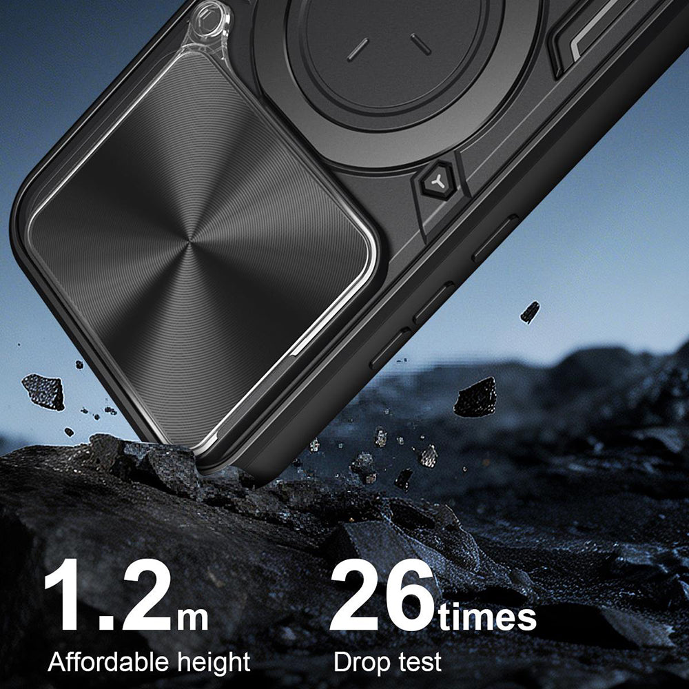 Telefoonhoesje voor Xiaomi Poco F9 Pro, Techsuit, CamGuard Pro, zwart