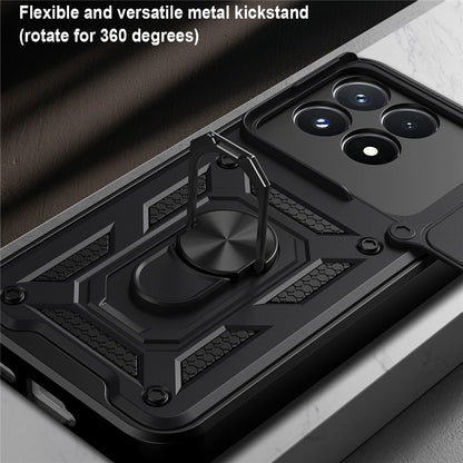 Hoesje voor Xiaomi Poco F9 Pro, Techsuit, CamShield, Blauw