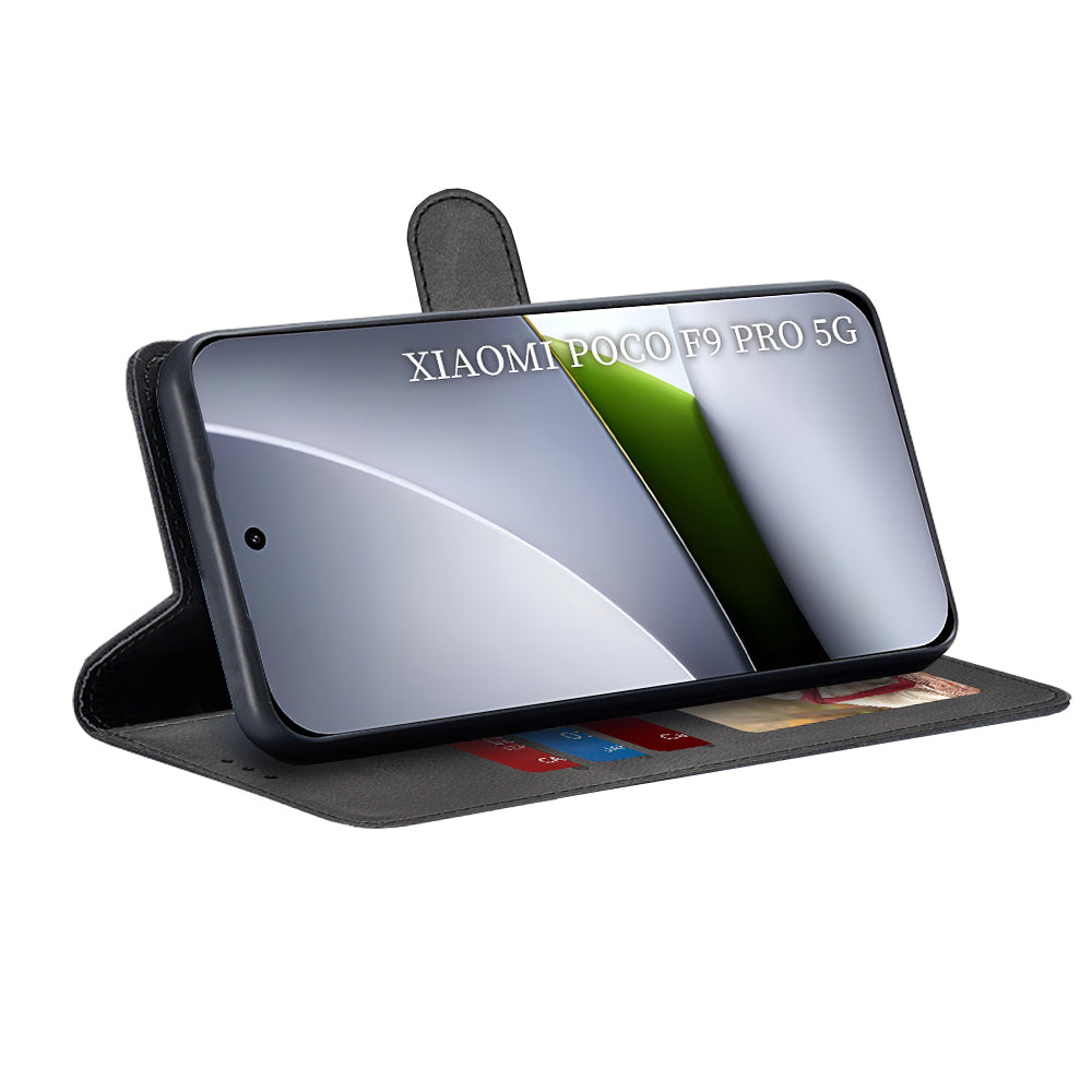 Hoesje voor Xiaomi Poco F9 Pro, Techsuit, Diary Book, zwart