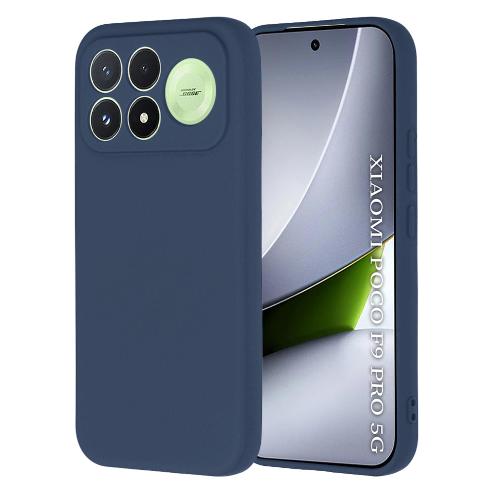 Telefoonhoesje voor Xiaomi Poco F9 Pro, Techsuit, SoftFlex, marineblauw