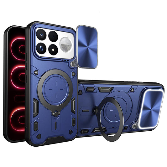 Telefoonhoesje voor Xiaomi Poco F9 Ultra, Techsuit, CamGuard Pro, blauw