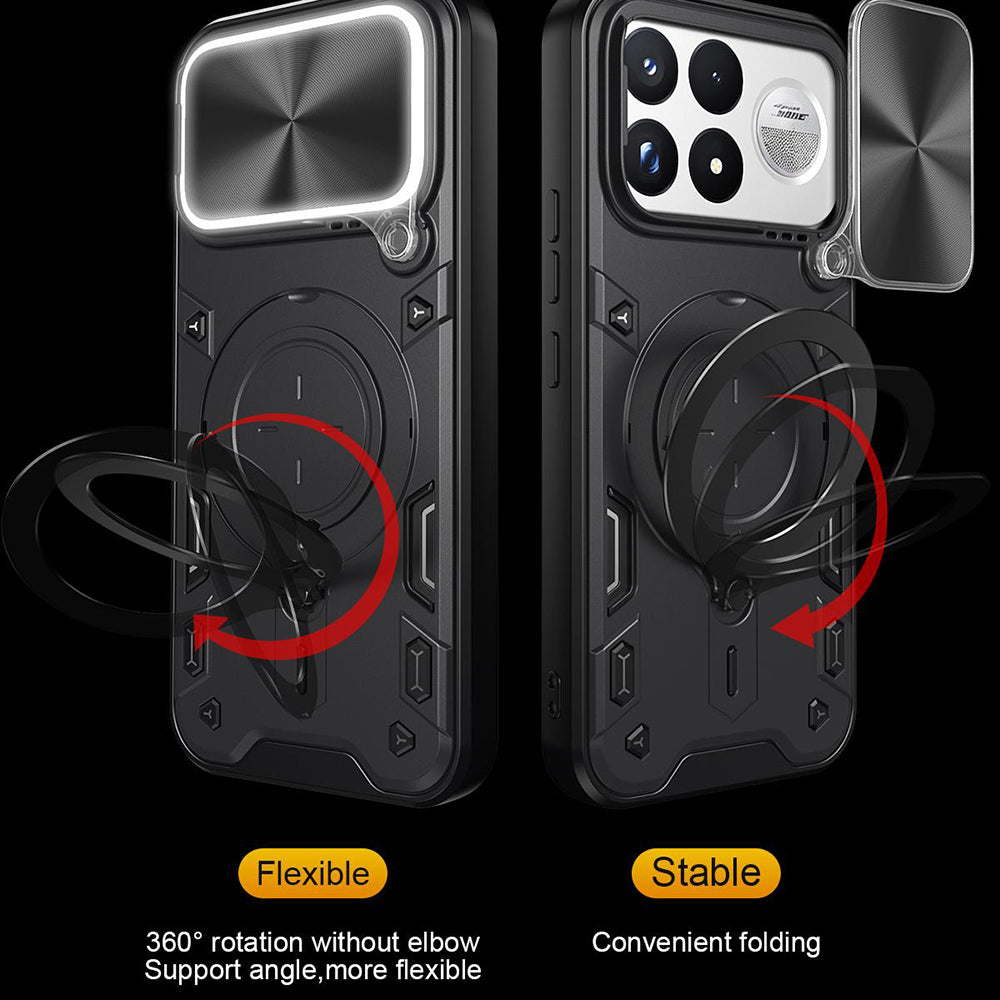 Case for Xiaomi Poco F9 Ultra, Techsuit, CamGuard Pro, Black