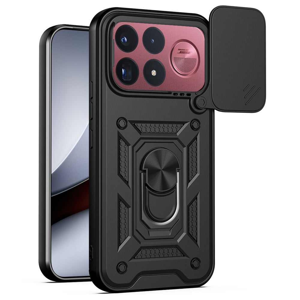 Telefoonhoesje voor Xiaomi Poco F9 Ultra, Techsuit, CamShield, zwart