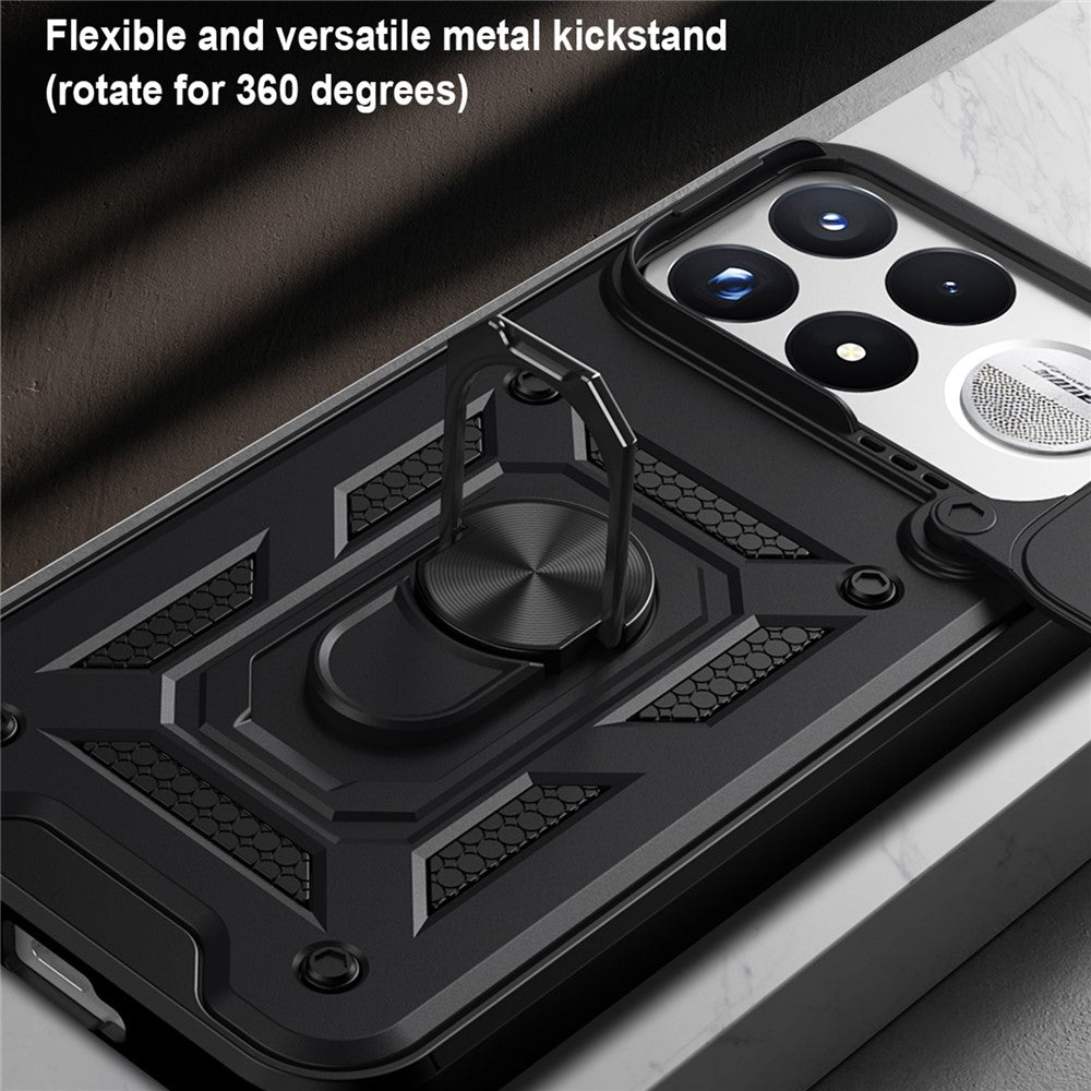 Telefoonhoesje voor Xiaomi Poco F9 Ultra, Techsuit, CamShield, zwart