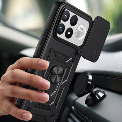 Telefoonhoesje voor Xiaomi Poco F9 Ultra, Techsuit, CamShield, zwart