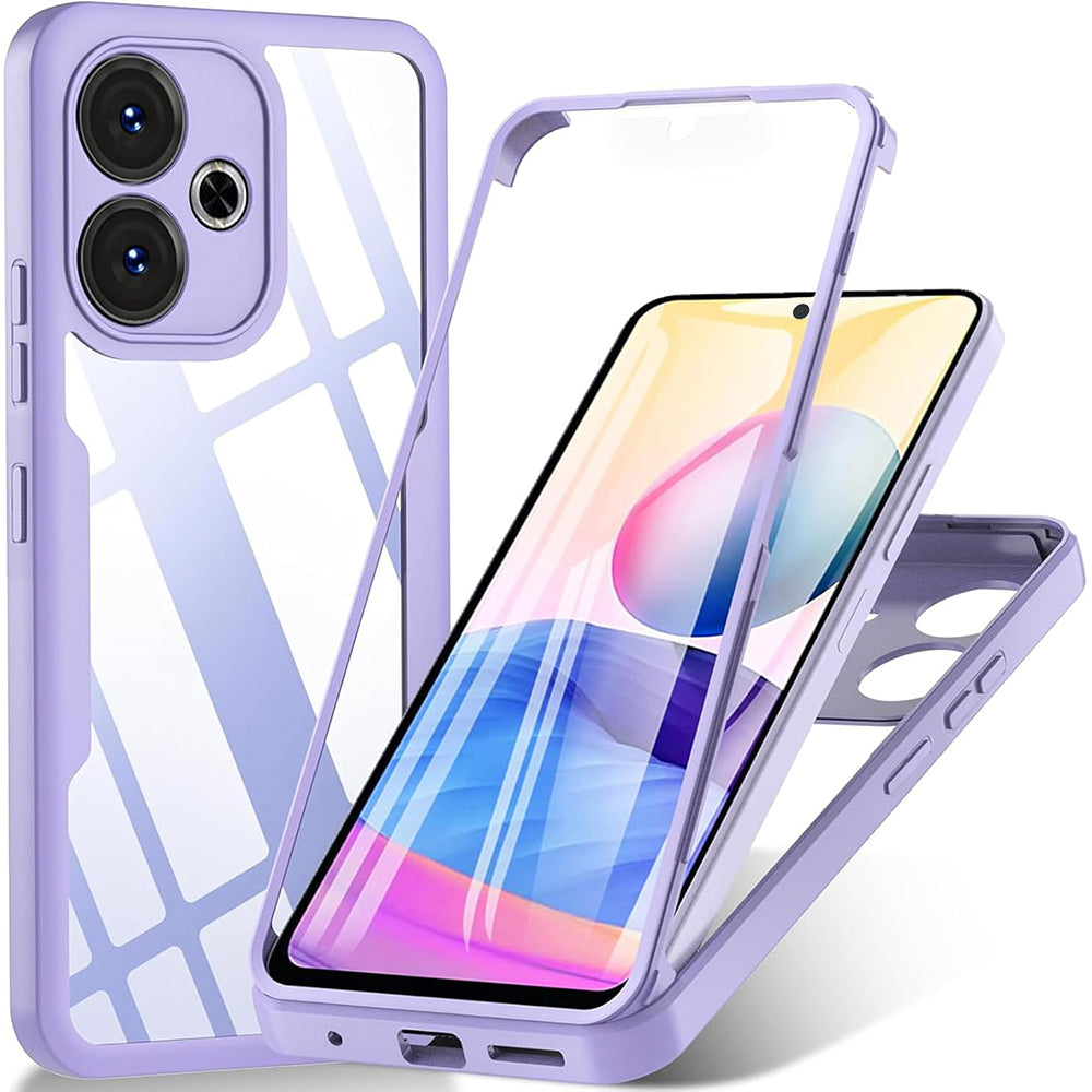 Hoes voor Xiaomi Poco M6 4G / Redmi 13, Techsuit, ColorVerse 360, Paars