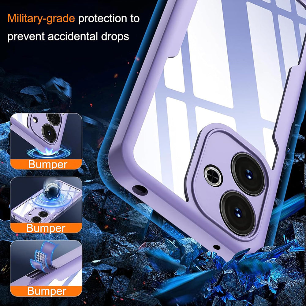 Hoes voor Xiaomi Poco M6 4G / Redmi 13, Techsuit, ColorVerse 360, Paars