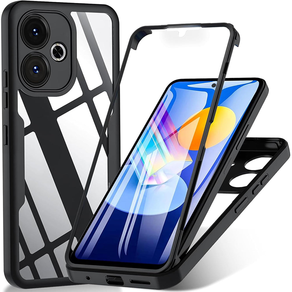 Hoes voor Xiaomi Poco M6 4G / Redmi 13, Techsuit, ColorVerse 360, Zwart