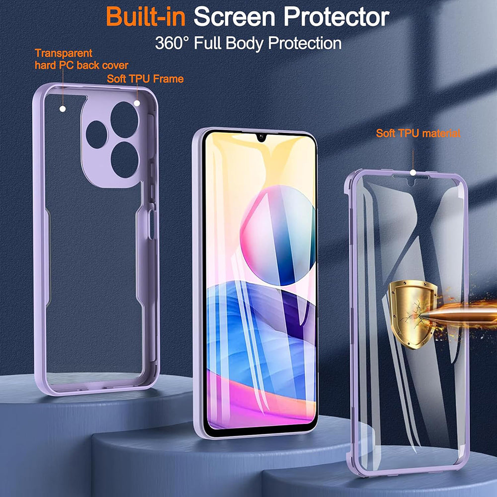Hoes voor Xiaomi Poco M6 4G / Redmi 13, Techsuit, ColorVerse 360, Zwart